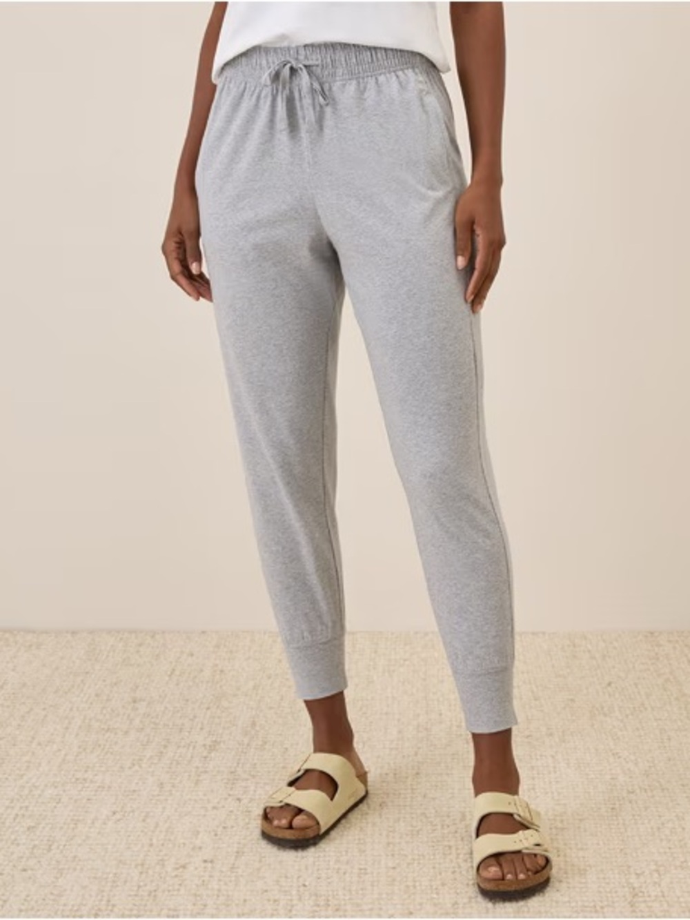 NEW Pact Luxe Essential Heather Gray Jogger